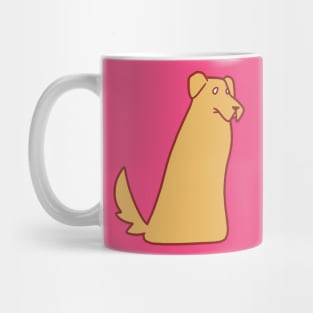 Golden Retriever Blob Mug